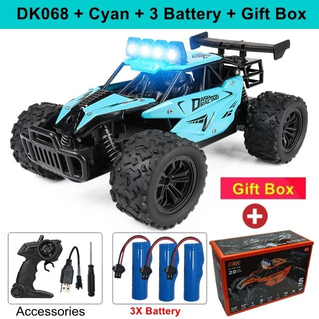 Remote Control Off Road Drift Racing Car 1 16 Scale High Speed RC Truck