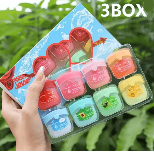 Fruit Lip Balm Set Moisturizing Non Sticky Lip Care Collection