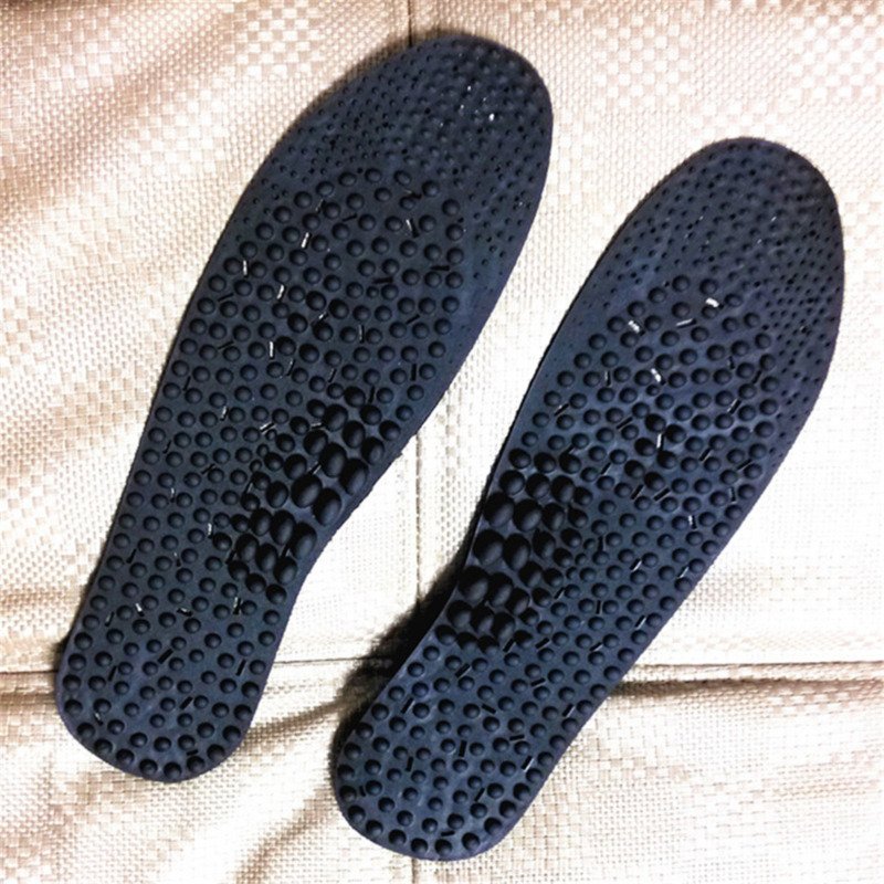 Foot Acupressure Shoe Inserts, Enhanced Magnetic Therapy Massage Insoles, Body Detox, Breathable Cushion Pads