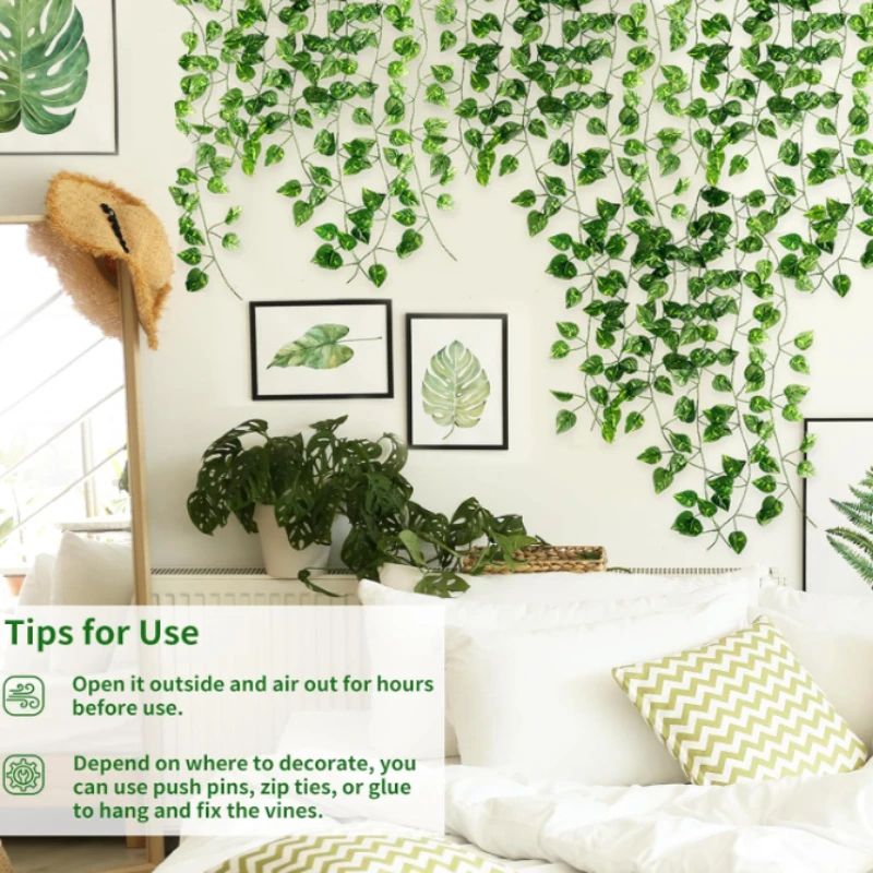 LushTrail Artificial Ivy Garland for Wall, Bedroom & Wedding Decor