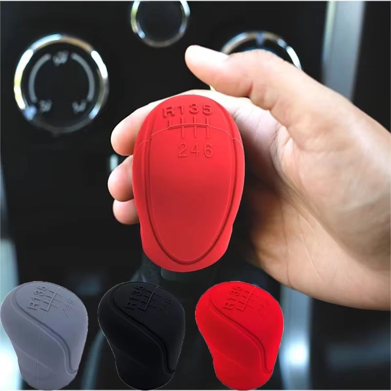 Silicone Non-Slip Gear Shift Knob Cover Protective Grip for Car