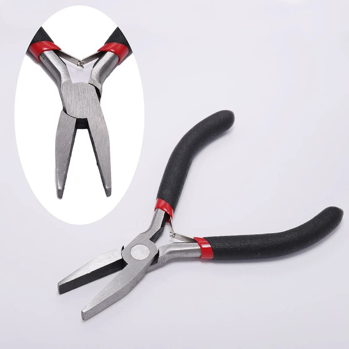 Carbon Hardened Steel Round Nose End Cutting Jewelry Making Pliers Tool