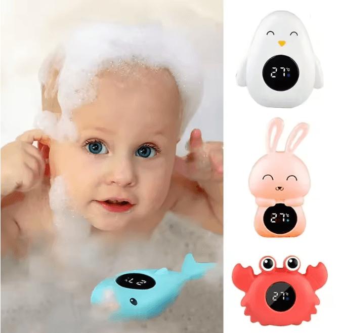 SafeTemp Floating Baby Bath Thermometer with Digital Display