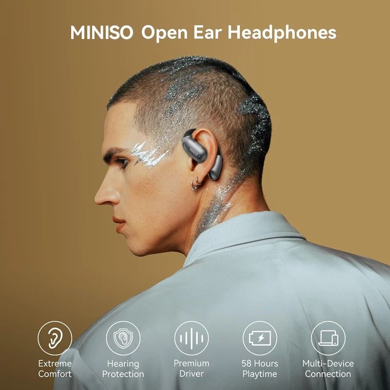 Wireless Headphones with AI Translation and Bluetooth 5.4