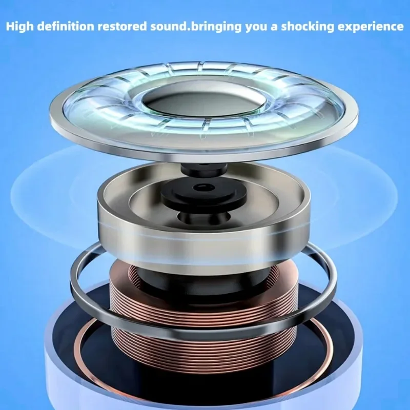 Mini Wireless Earbuds with LED Display Charging Case and Built In Mic