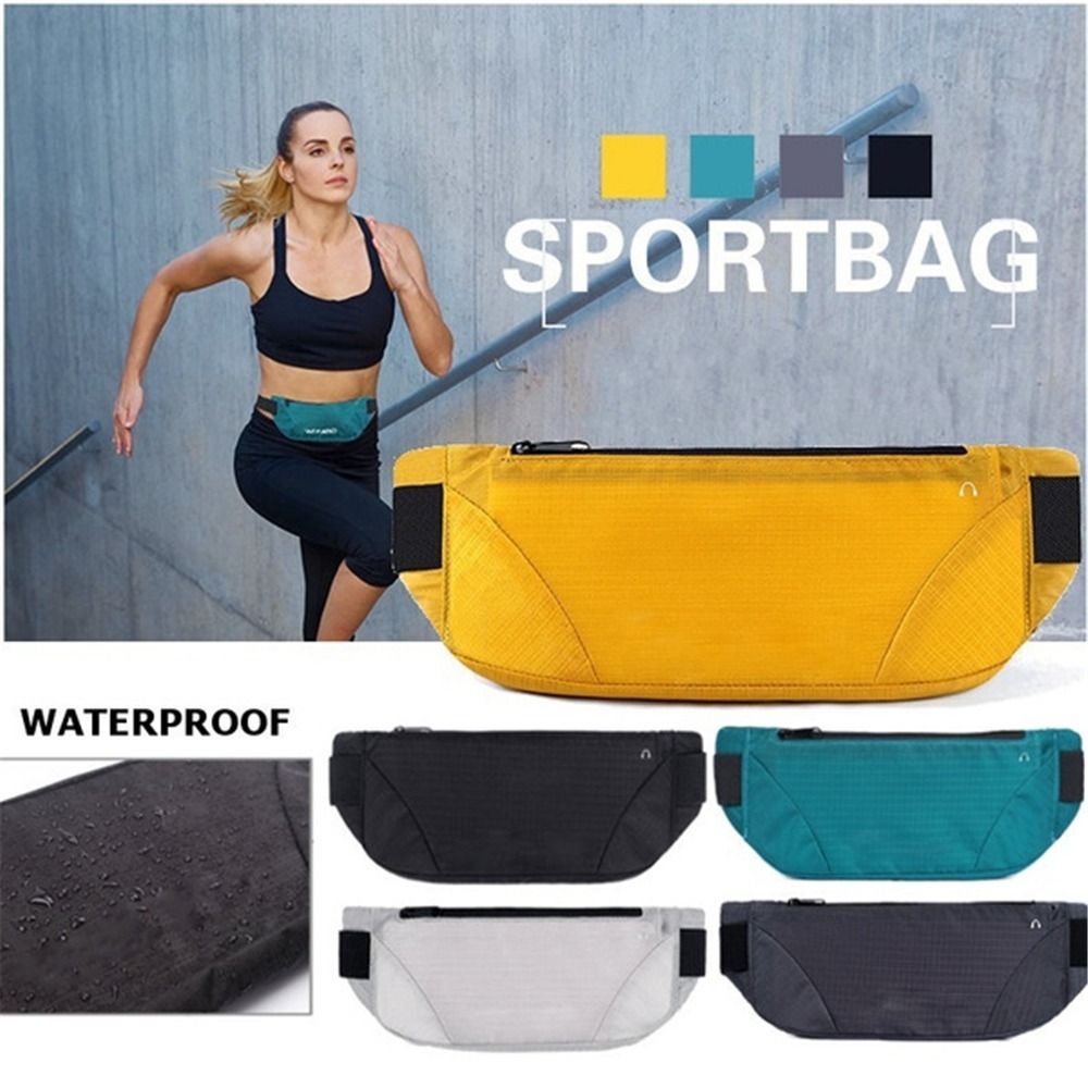 Sports Phone Bag Three Section Running Waist Bags Waterproof Breathable Marathon Running Belt Bag for Hiking