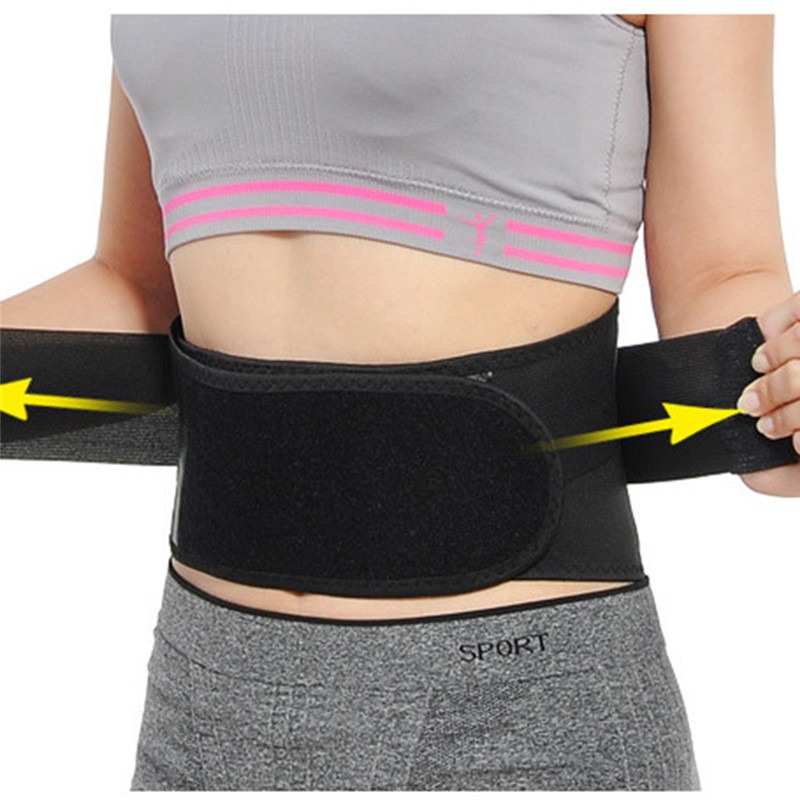 Back Support Lumbar Brace, Adjustable Self-Heating Waist Belt Massage Band Health Care