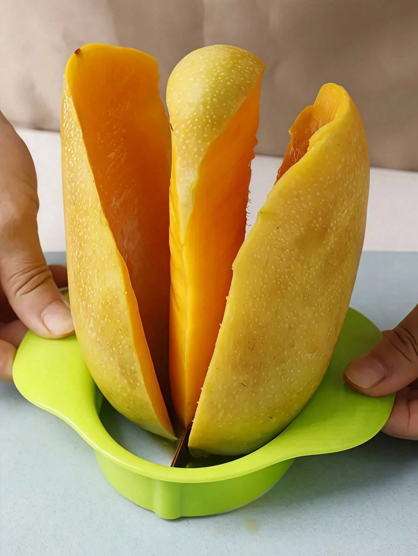 Ergonomic Mango Peeler and Slicer Easy Fruit Divider Tool