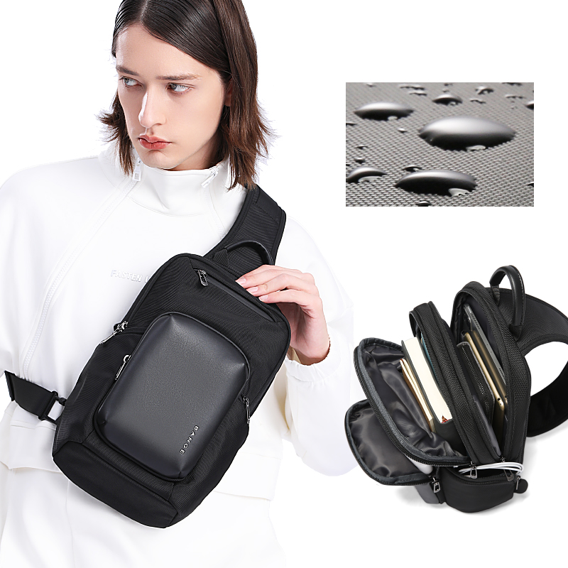 Waterproof Men Sling Bags, New Arrival Multifunction Crossbody Shoulder Messenger Bag with Big Capacity