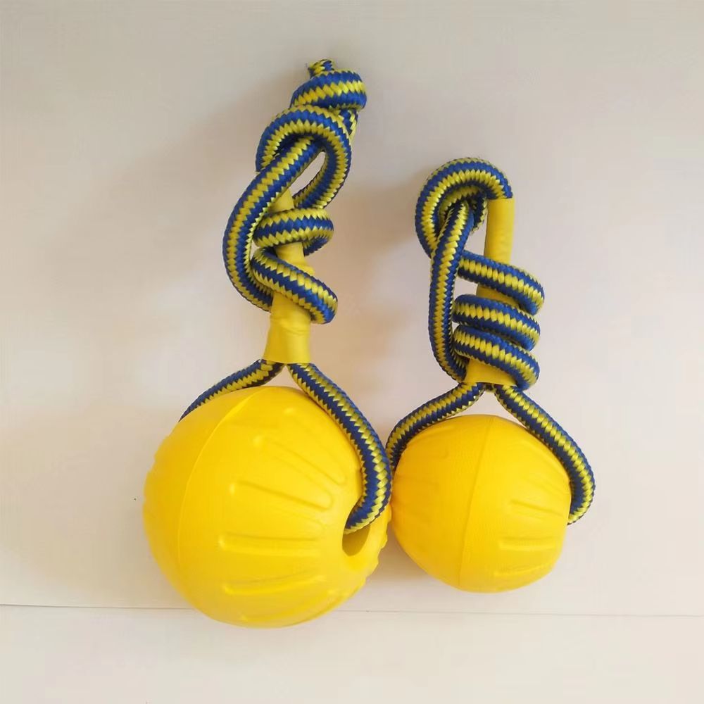 Indestructible Rubber Dog Training and Fetch Ball Toy