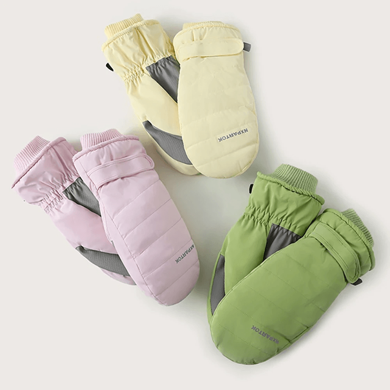 Winter Ski Gloves Windproof Waterproof Anti Slip Gloves for Outdoor Sports