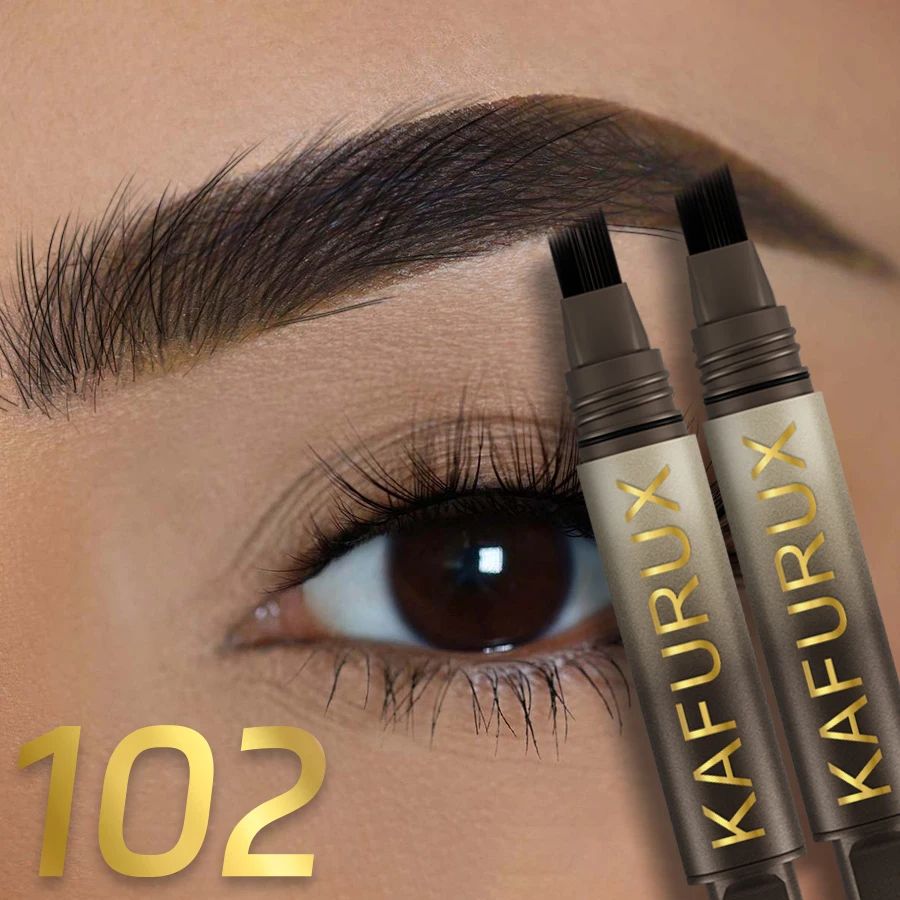 3D Hair Stroke Eyebrow Pencil Waterproof Long Lasting Brow Pen