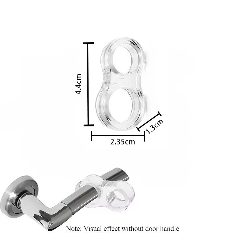 Transparent Door Stopper Pad – Wall & Furniture Protective Cushion for Doors
