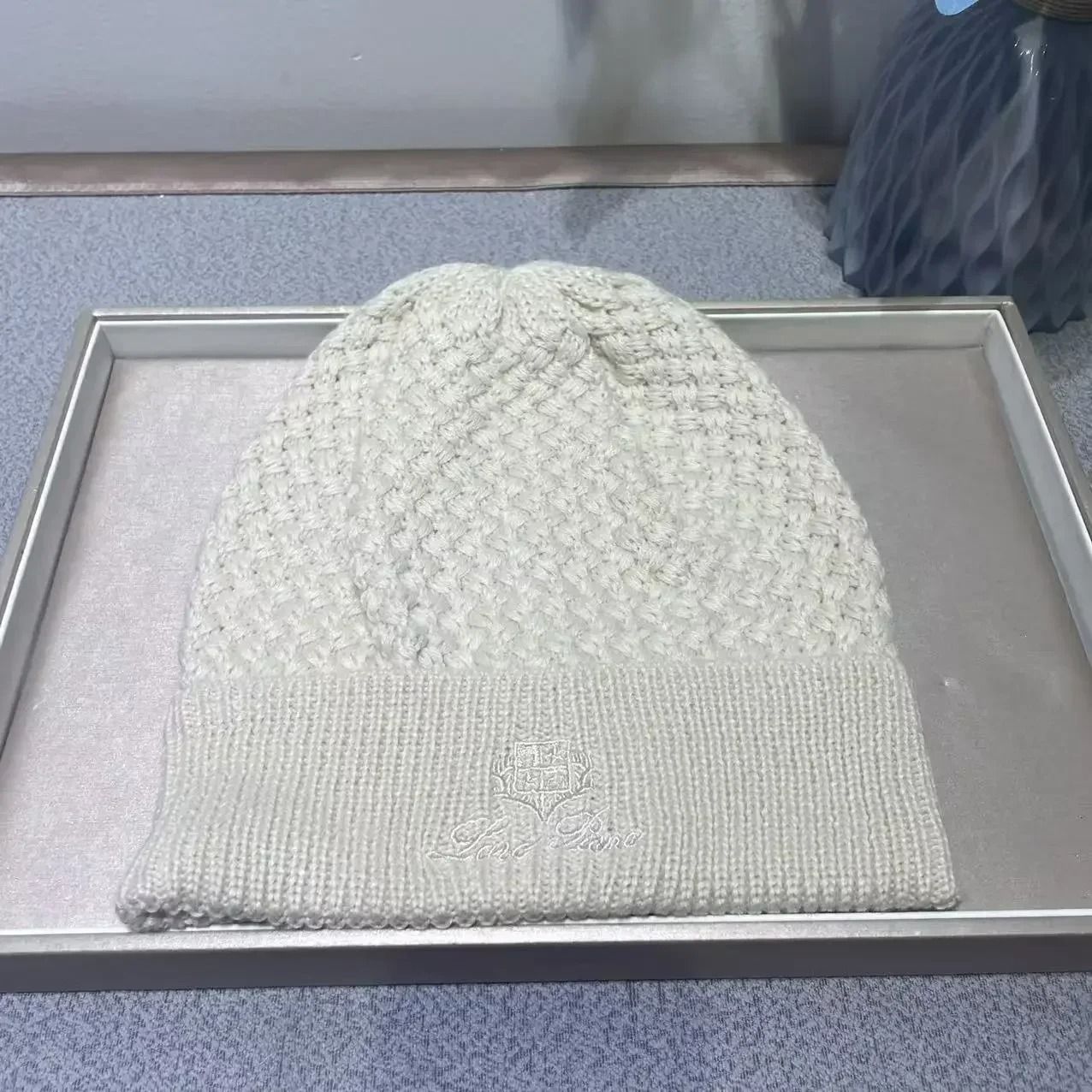 Cashmere Knit Beanie Winter Wool Hat Unisex