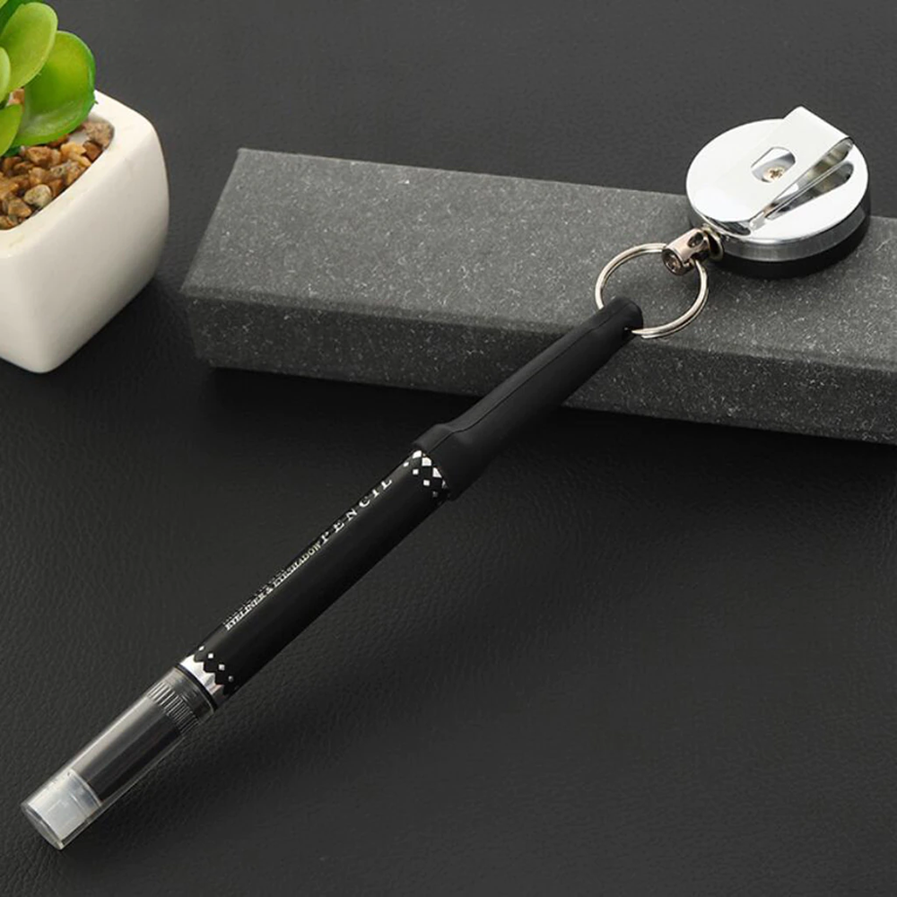 Clip-On Retractable Pen Holder Leash