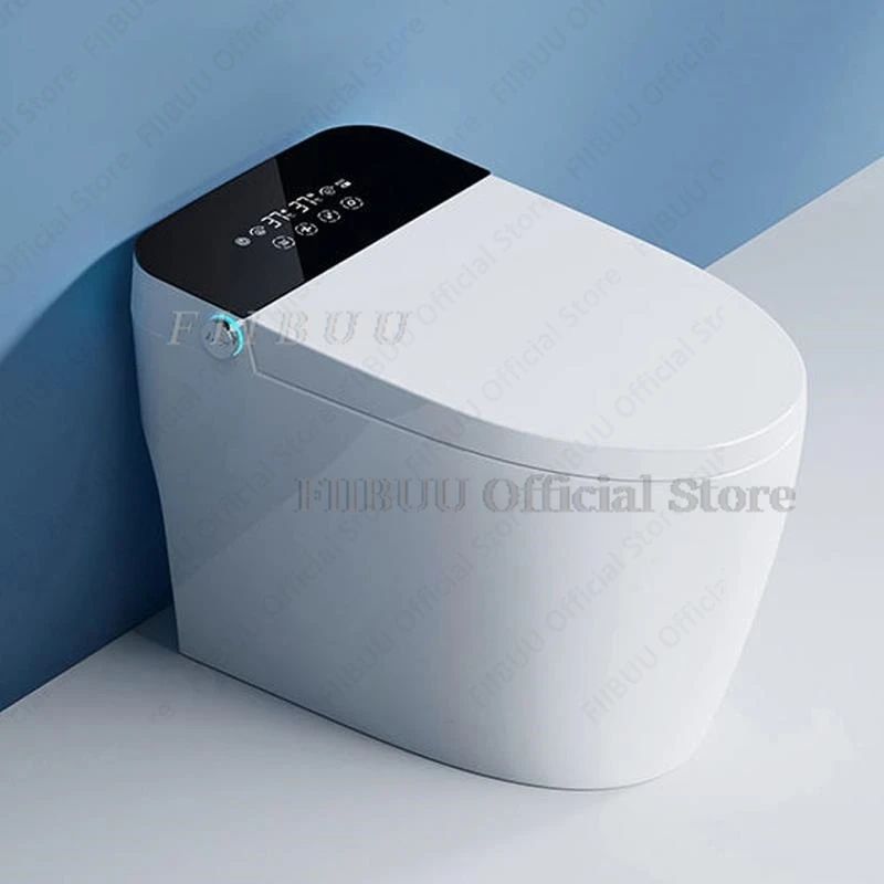 Smart Elongated Toilet with Built-In Bidet and Heated Seat