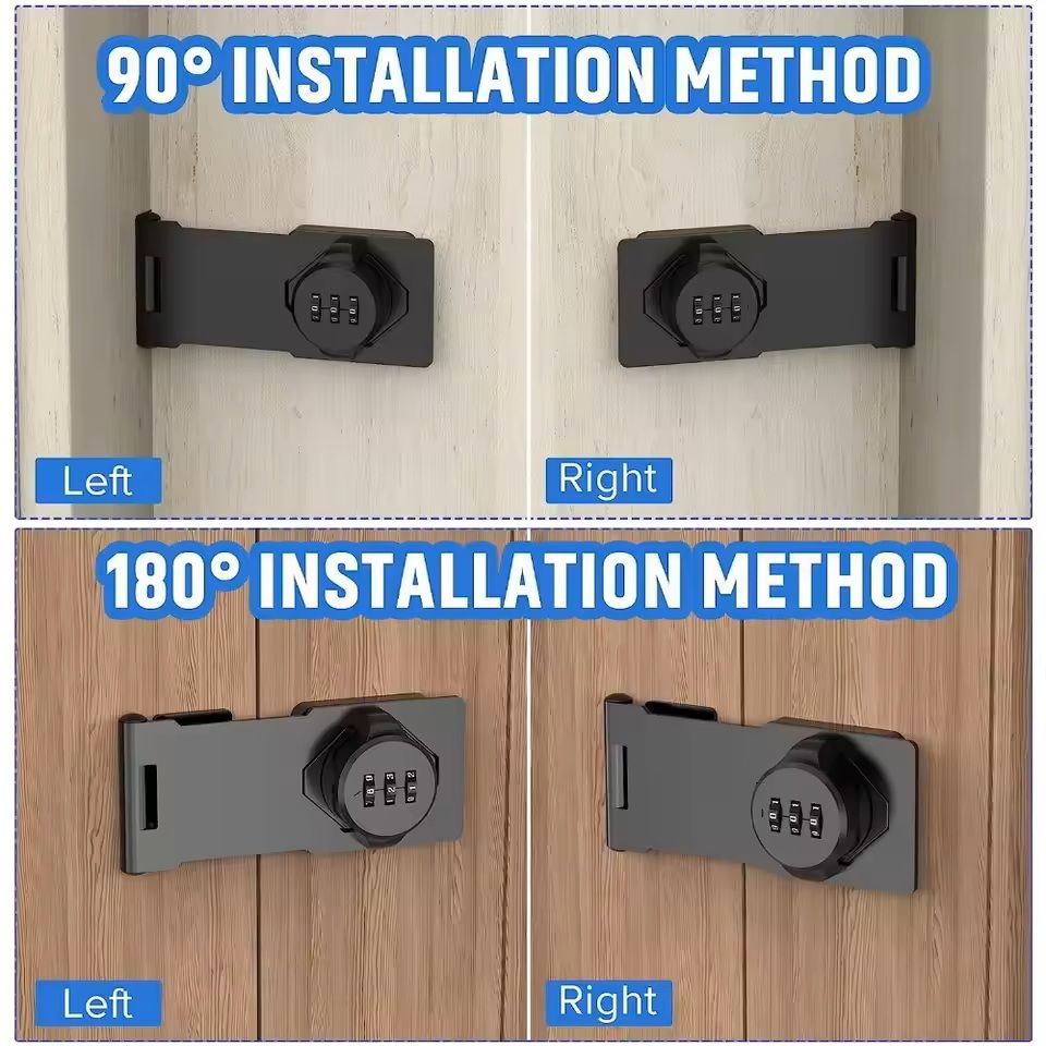 3-Digit Combination Lock Keyless Cabinet Drawer Security Code Lock