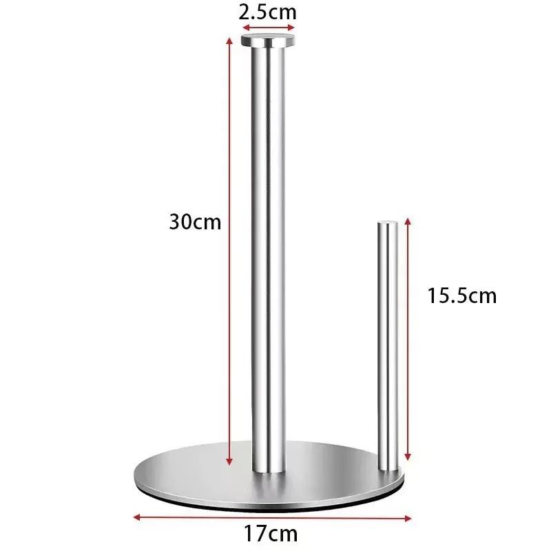 Stainless Steel Countertop Paper Towel Holder