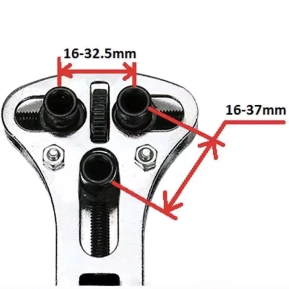 Watch band back case opener fixer repair tool kit battery screw cover remover