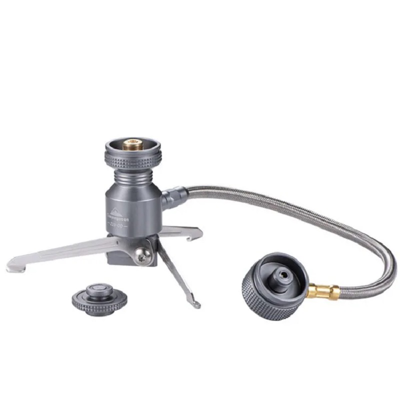 Portable Camping Stove Splitter Adapter with Tripod Support for camping gas stove adapter & dual burner use