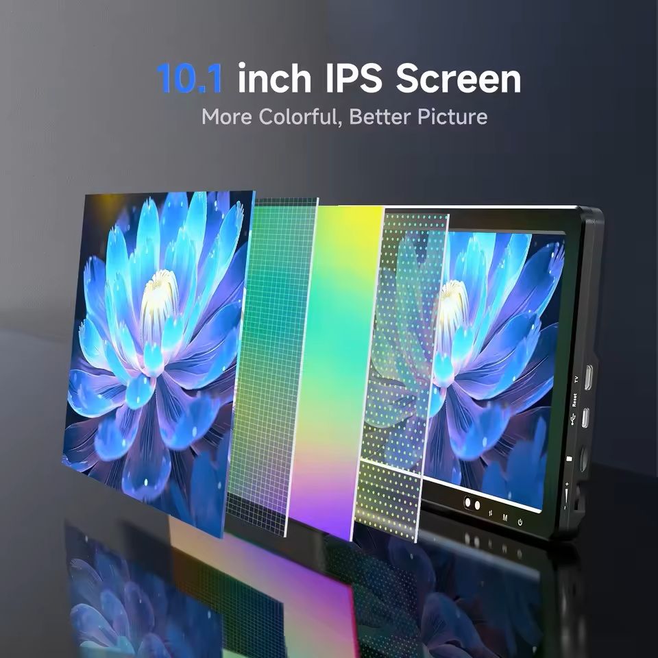 10 Inch HDMI Digital Microscope with 2000X Zoom and 20MP Camera