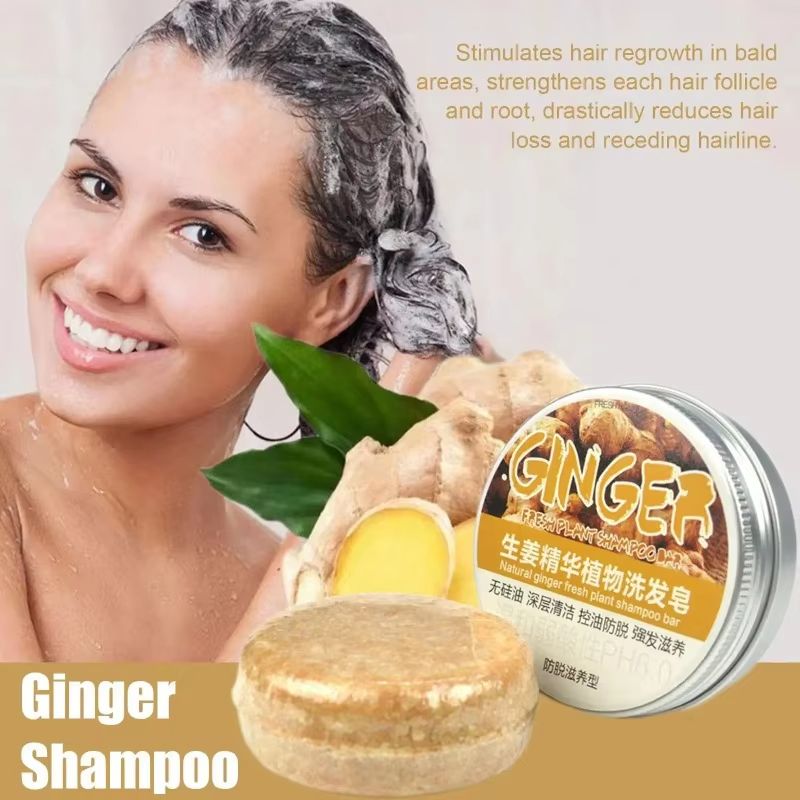 PureHerb Ginger-Polygonum & Lavender Hair & Body Soap-Bar – Cold-Processed Plant Treatment