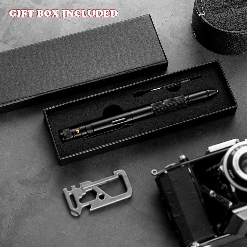 Multifunction Tactical Self Defense Pen with Flashlight and Window Breaker