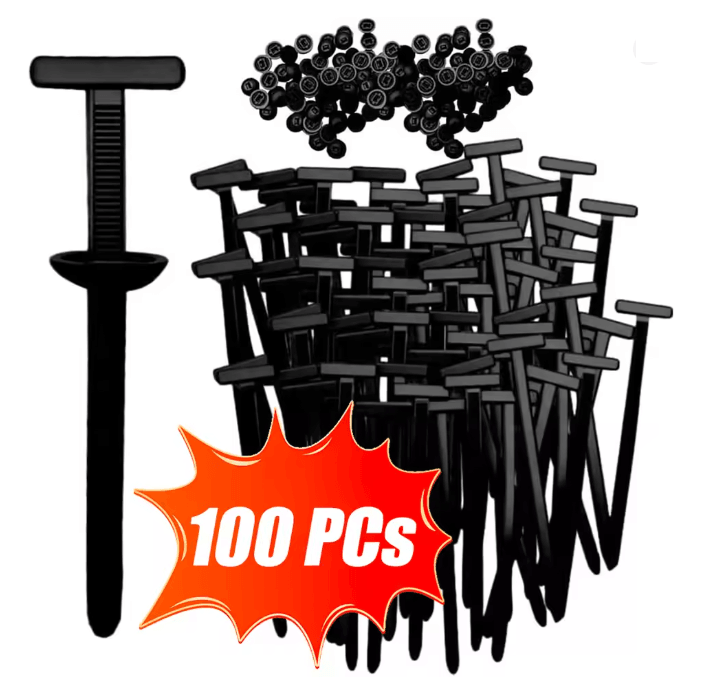 LockTough Heavy Duty Car Nylon Cable Tie Buckles Self Locking Fastener Set