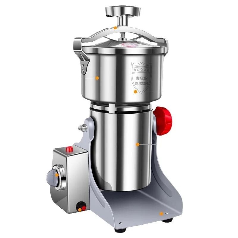 Electric Grain and Spice Grinder – 220V 1000g/2000g High-Power Food Mill