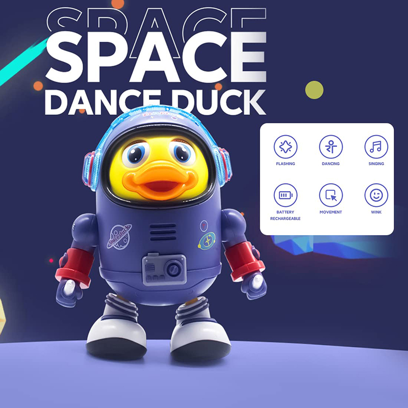 Interactive Dancing Space Duck Baby Toy - Perfect Gift for 1st Birthday & Holidays