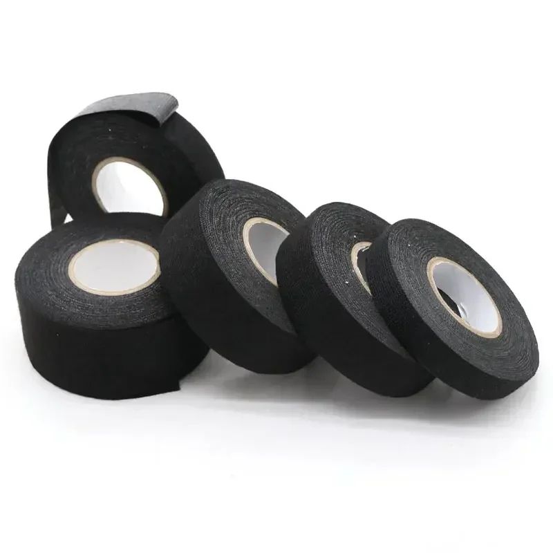 Heat-Resistant Cloth Harness Tape for Cars & DIY - automotive wiring harness tape, wire loom tape, 9–50mm (1/3/5 Rolls)