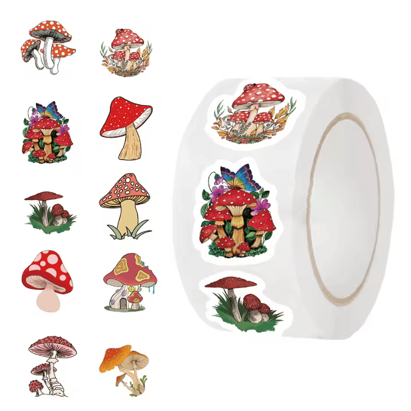 500Pcs Reward Stickers Roll – Cute Cartoon Stickers for School Sticker Decals and Scrapbooking Decoration