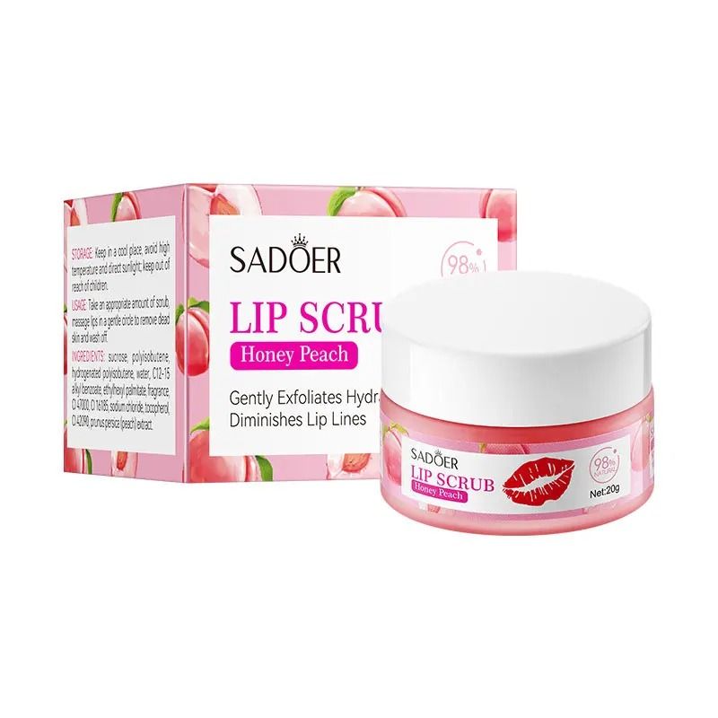 Fruit Series Strawberry Lip Scrub – Revitalizing Dead Skin Removal & Brightening Therapy