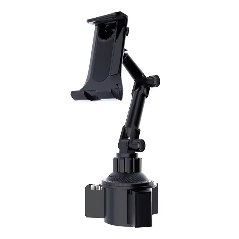 Universal Car Cup/Tablet Stand Adjustable Phone, Tablet & Drink Holder for Cars (Fits iPad, Phone, Bottles)