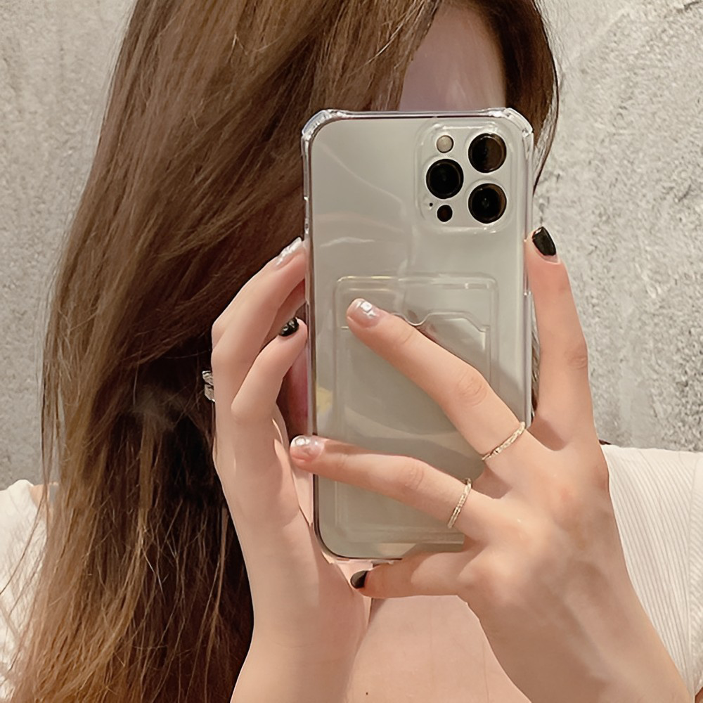 Transparent Silicone Wallet Case