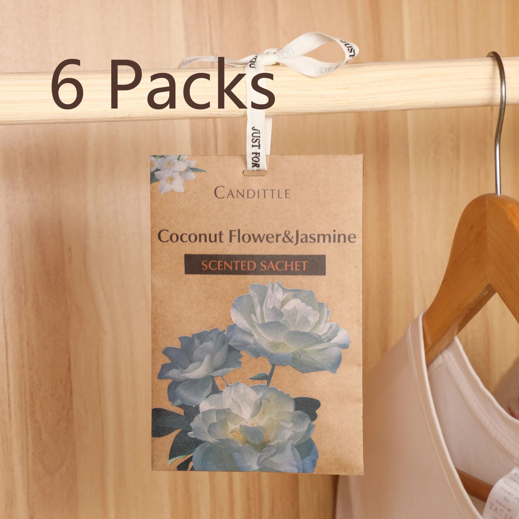 6 Pack Scented Sachet Aroma Bags Set