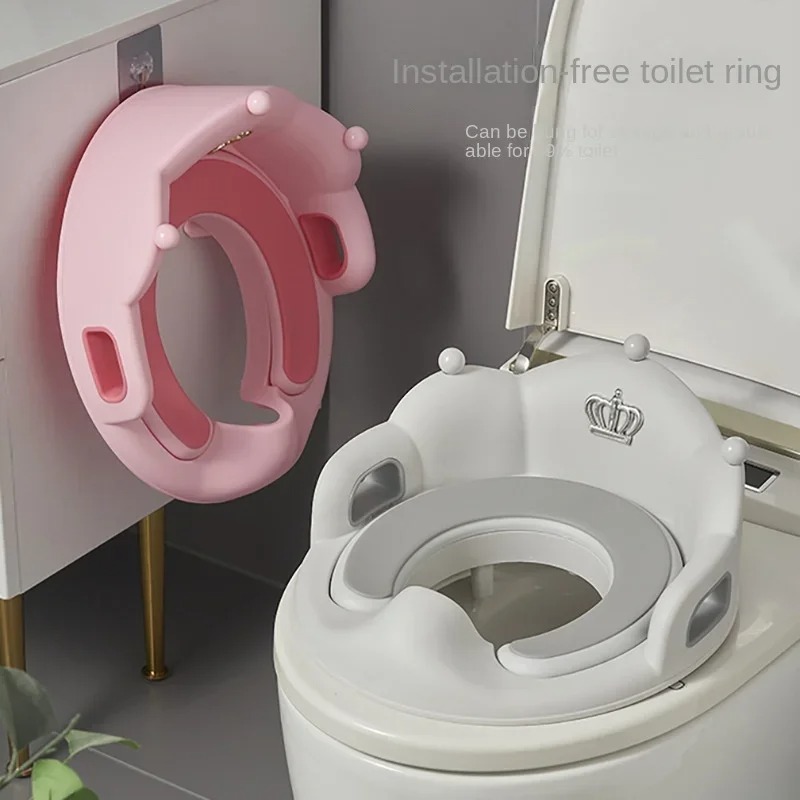 Baby & Toddler Potty Training Toilet Seat Ring with Cushion