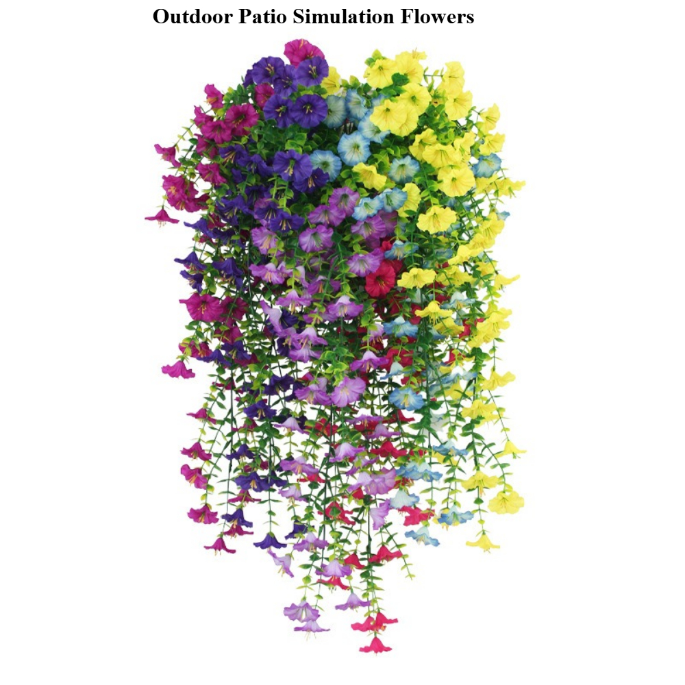 Artificial Flower Hanging Flowers, UV Resistant Room Decor for Weddings and Easter Decoration