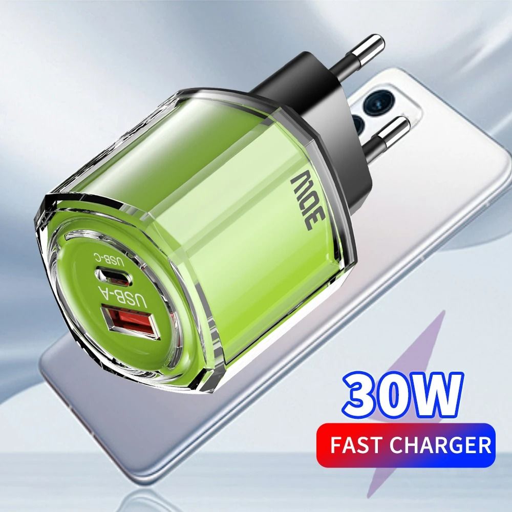Universal USB Type-C Fast Charger – PD & Quick Charge 3.0 Wall Adapter for iPhone, Samsung, Xiaomi & Huawei