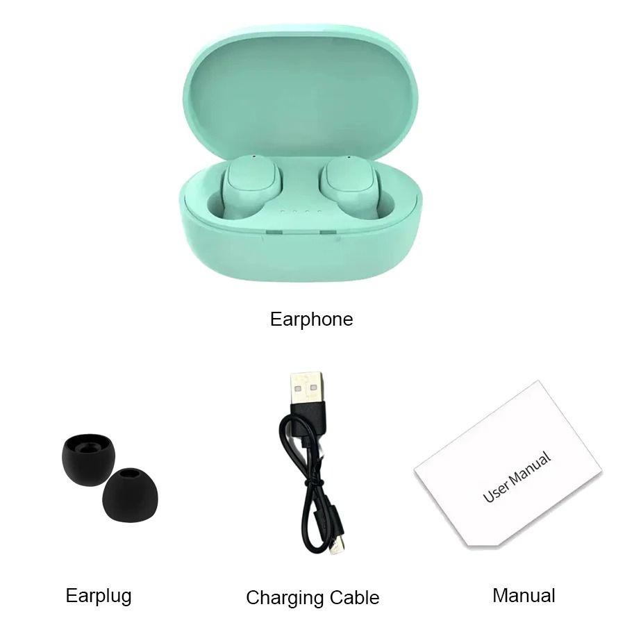 Wireless Bluetooth Earbuds with Noise Cancelling and Charging Case