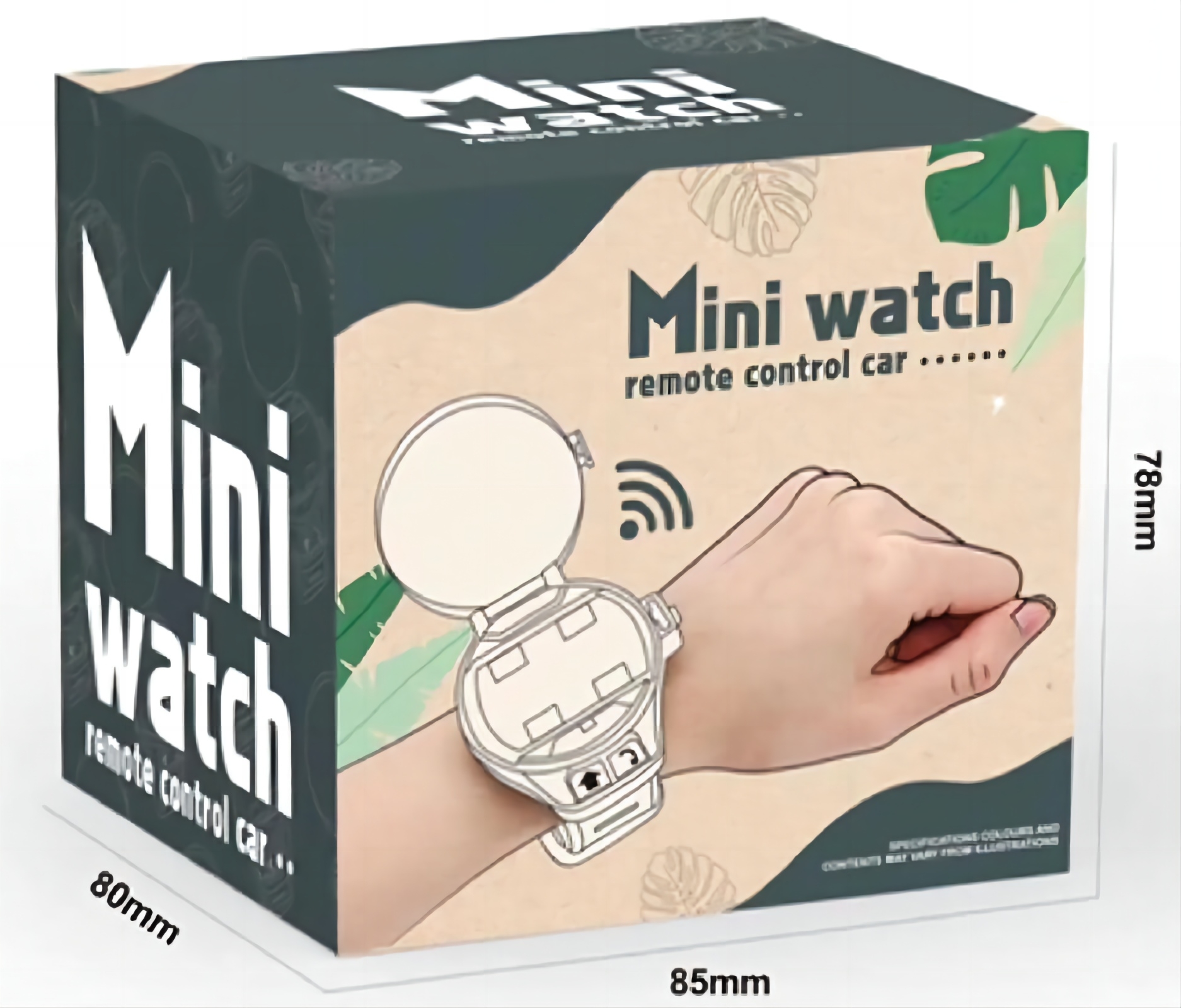 Mini Watch Car Parent Child Interaction, Remote Control Car Electric Alloy, Children's Watch Racing Toy Gift