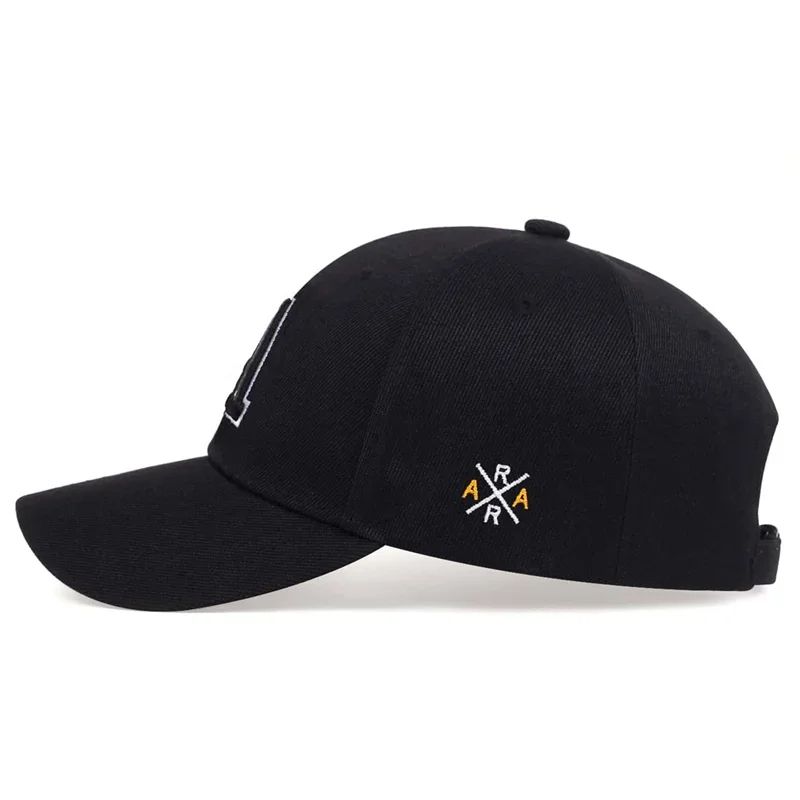 Unisex Letter Embroidery Baseball Cap, Adjustable Spring & Autumn Snapback Hat