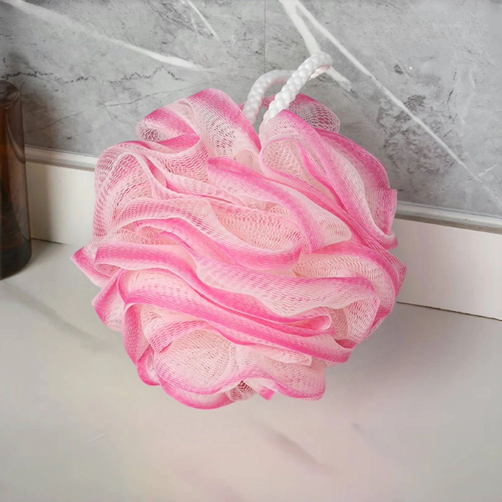 Exfoliating Bath Loofah Sponge Set Soft Mesh Shower Scrubber 2 Pack