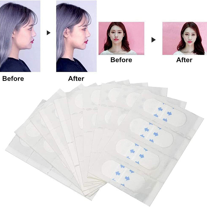 Waterproof Face Makeup Adhesive Tape, Invisible Breathable Lifting Face Sticker, Tighten Chin, Facial Care