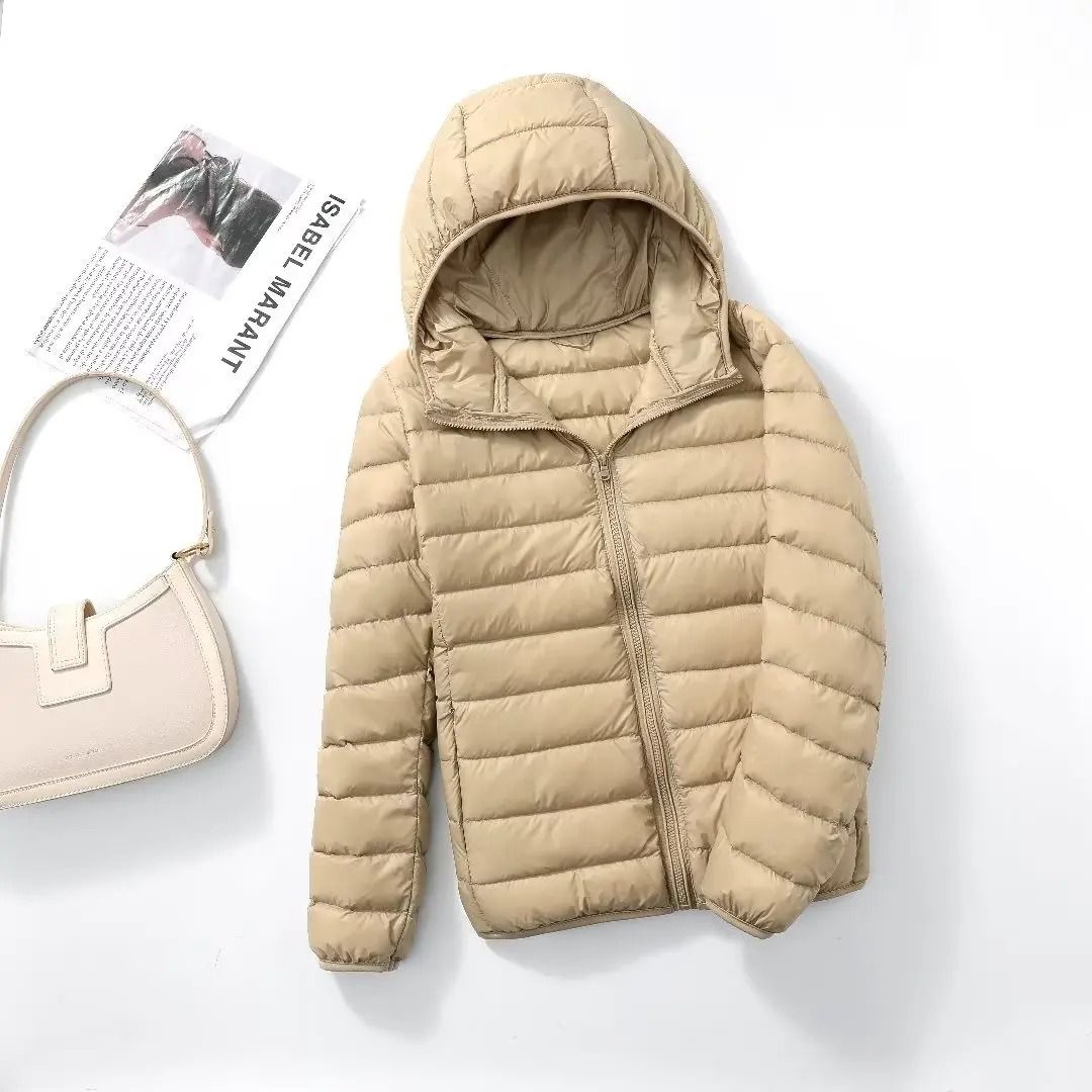 Ultra Lightweight Packable Hooded Puffer Jacket