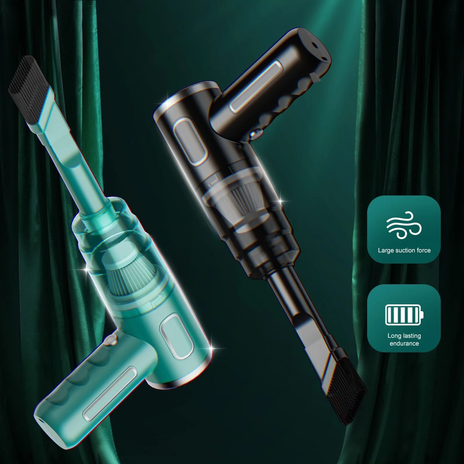 Portable Wireless Car Vacuum | High-Power ABS Home & Carpet Cleaner | Executive Mini Maintenance System