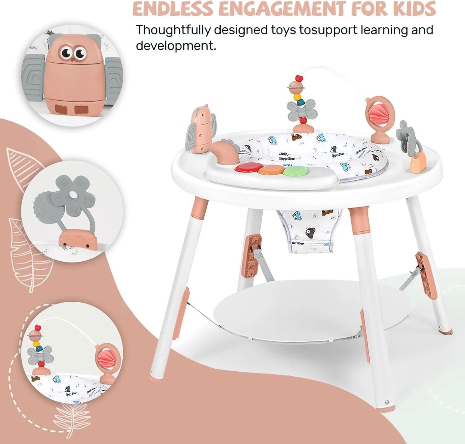 Multi-Functional 3-in-1 Baby Activity Center