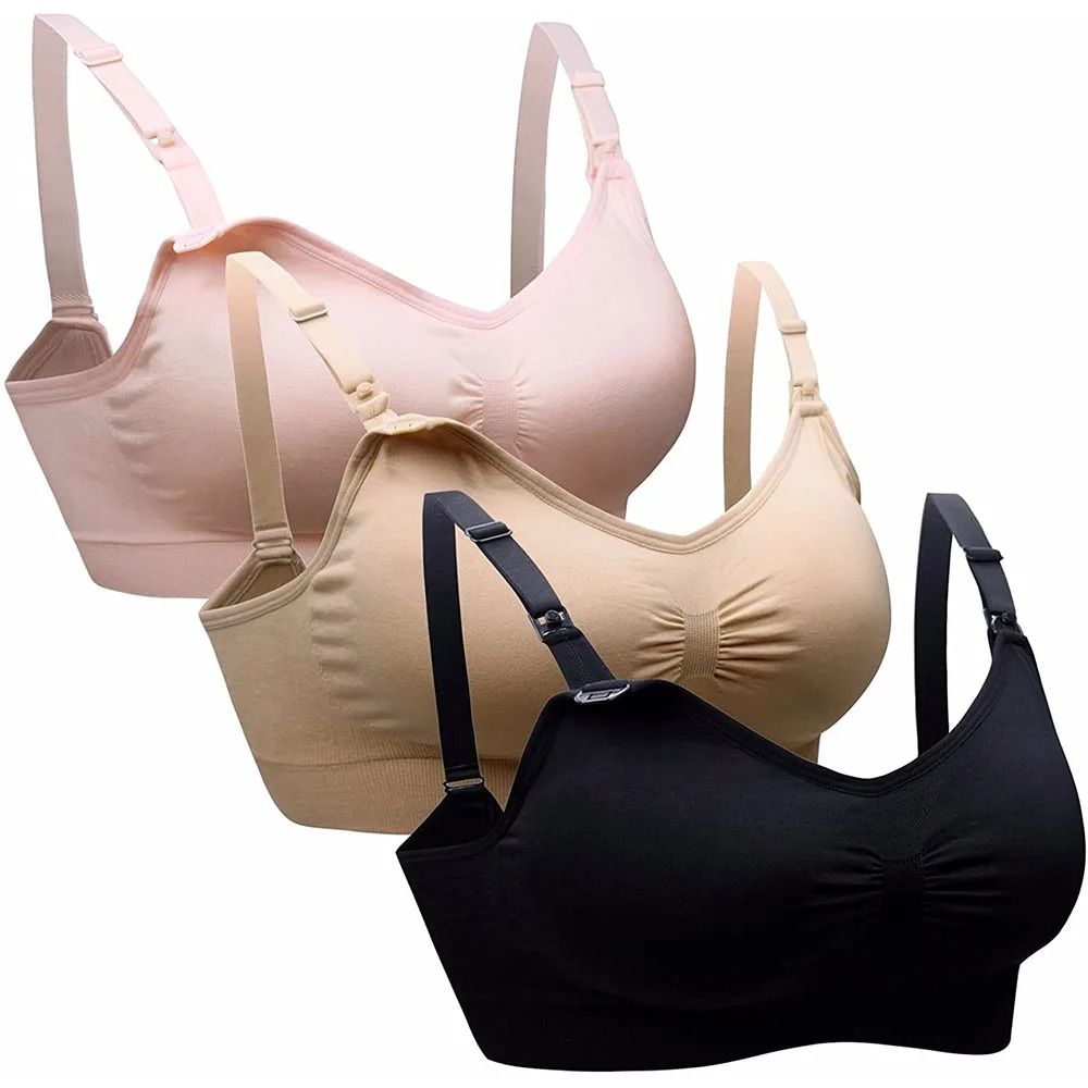 Seamless Non-Sagging Nursing & Sports Bra