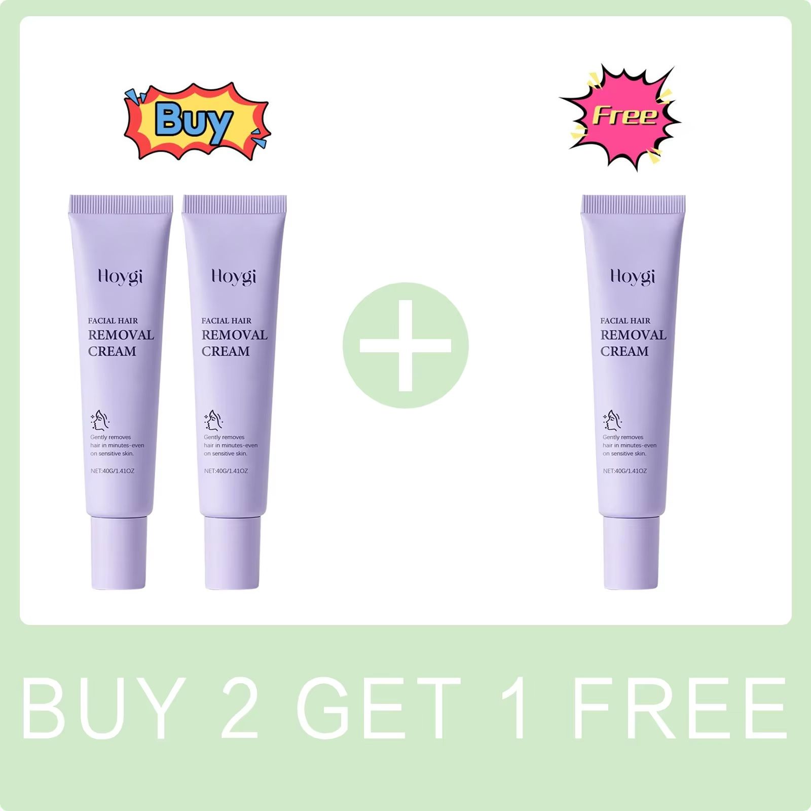 Gentle Facial Hair Removal Cream – Painless, Nourishing, and Non-Irritating Skin Care Solution