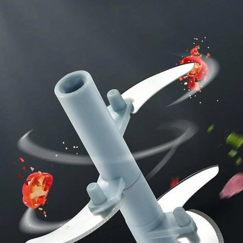 SmartSpin Manual Food Chopper & Garlic Crusher (500/900ML Capacity)